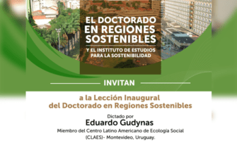 Lección Inaugural de la segunda cohorte del Doctorado en Regiones Sostenibles.