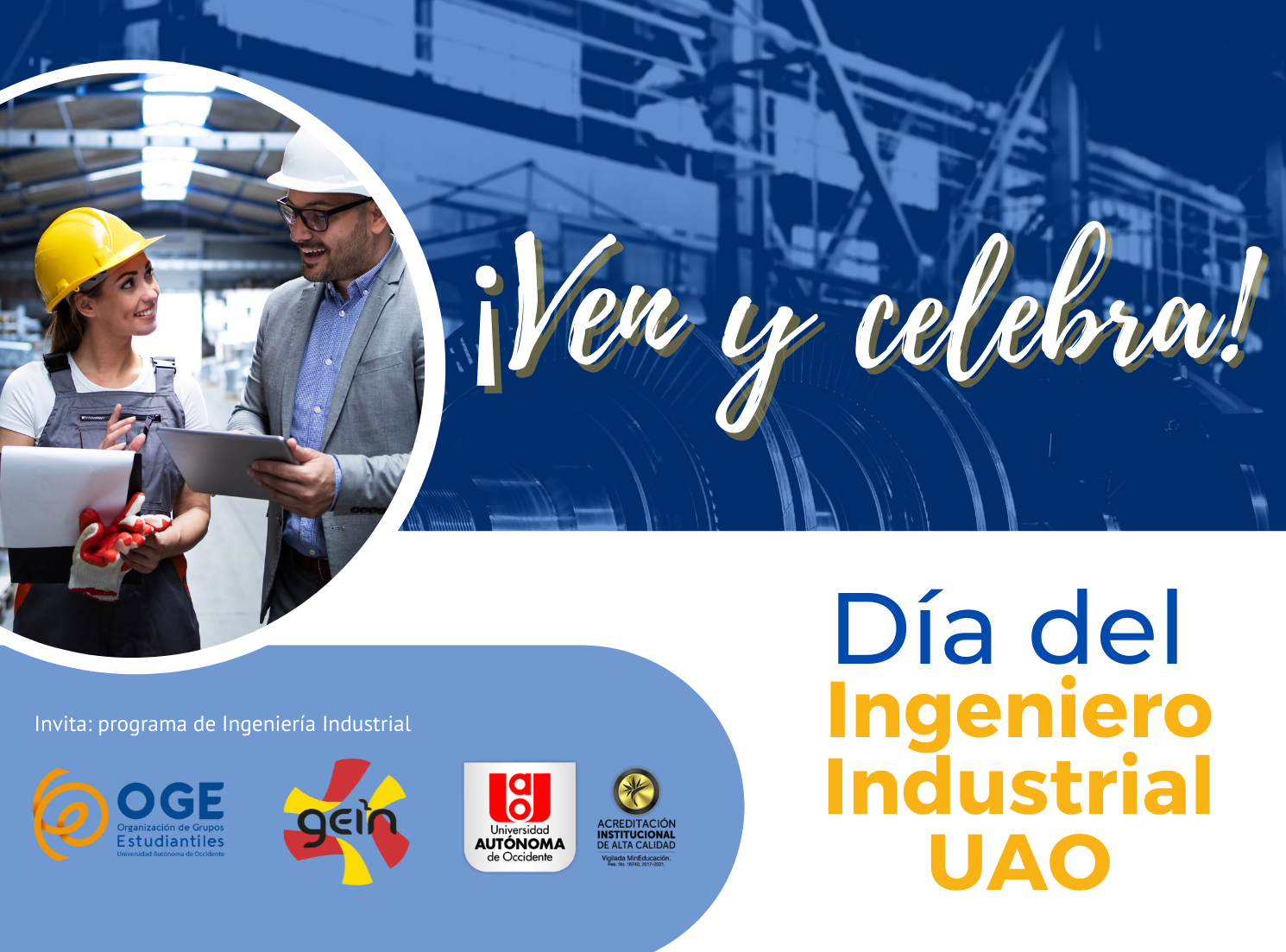 ¡Ingeniero Industrial UAO, Ven Y Celebra Tu Día! - UAO Portal