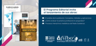 En el marco de la versión 31 de la Feria Internacional del Libro de Bogotá, que se llevará a cabo del 17 de abril al 2 de mayo en Corferias, el Programa Editorial de la Universidad Autónoma de Occidente estará lanzando tres obras con Sello Autónomo en la fiesta más importante del país en el mundo editorial.